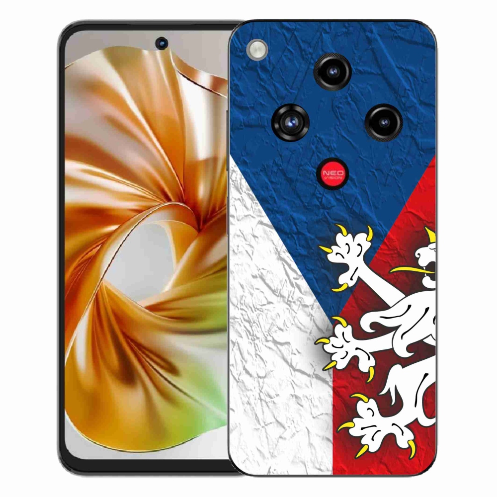 Gelový kryt mmCase na ZTE Nubia Focus 2 - česká vlajka 1