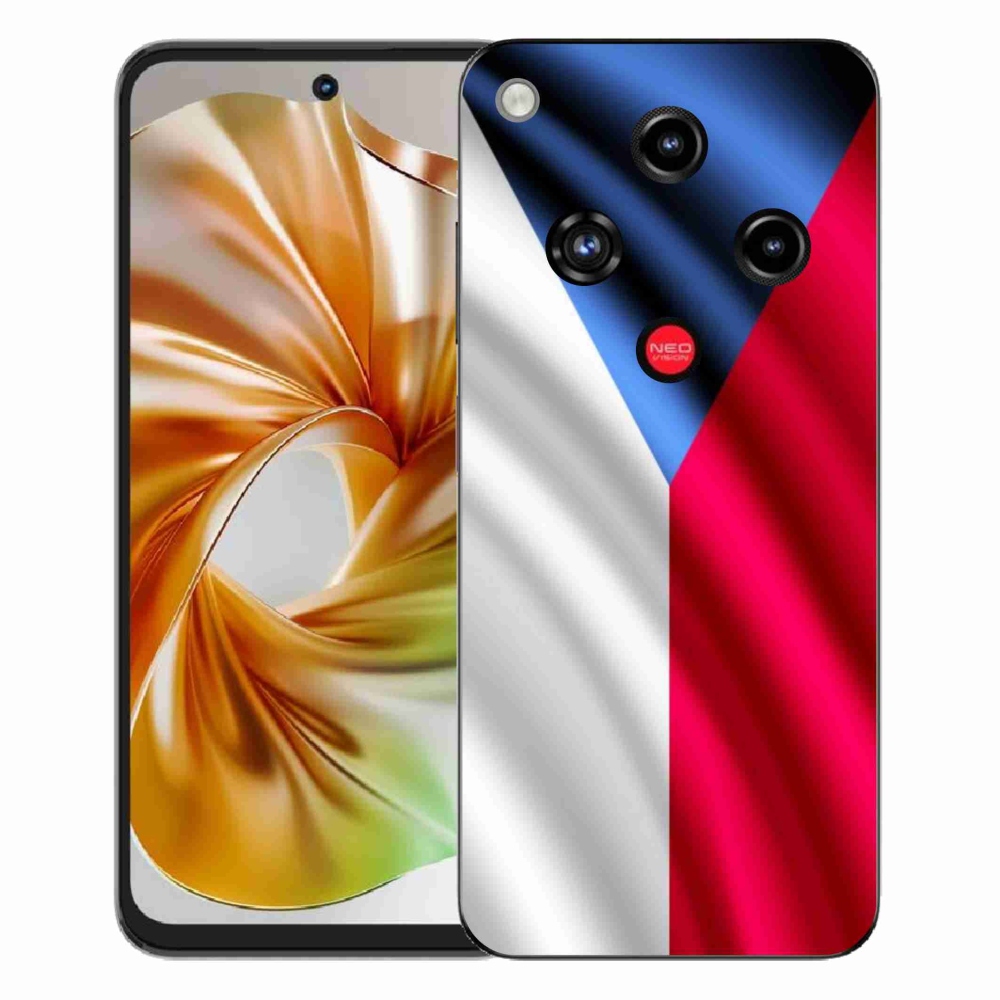 Gelový kryt mmCase na ZTE Nubia Focus 2 - česká vlajka