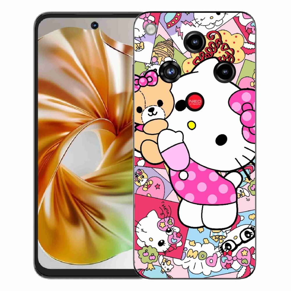 Gelový kryt mmCase na ZTE Nubia Focus 2 - cute kitty