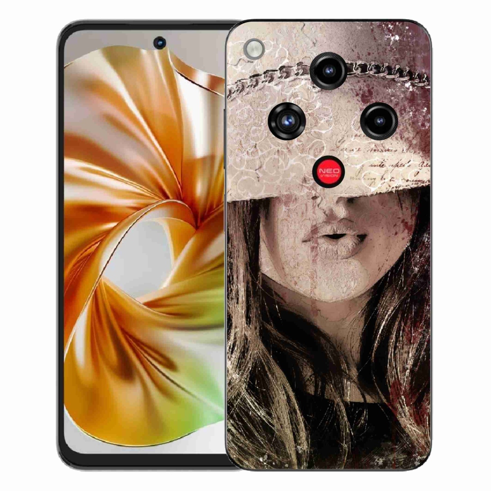 Gelový kryt mmCase na ZTE Nubia Focus 2 - dívka