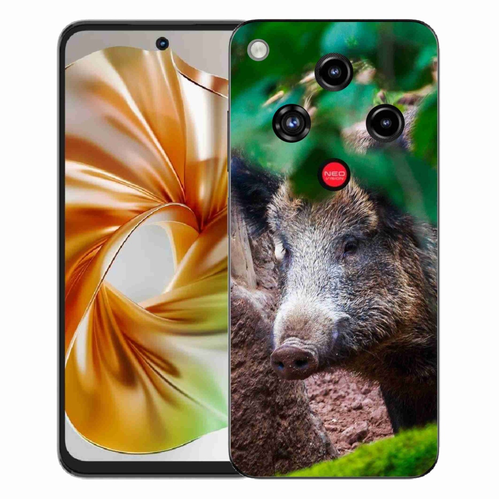 Gelový kryt mmCase na ZTE Nubia Focus 2 - divoké prase