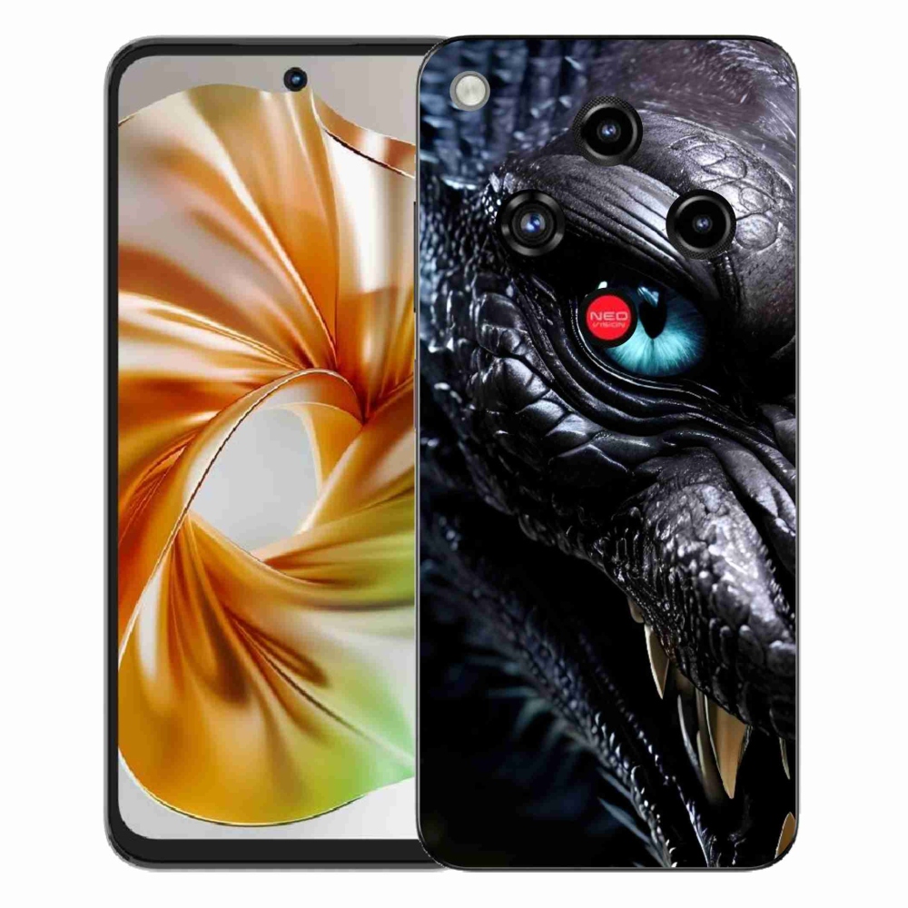 Gelový kryt mmCase na ZTE Nubia Focus 2 - dračí pohled