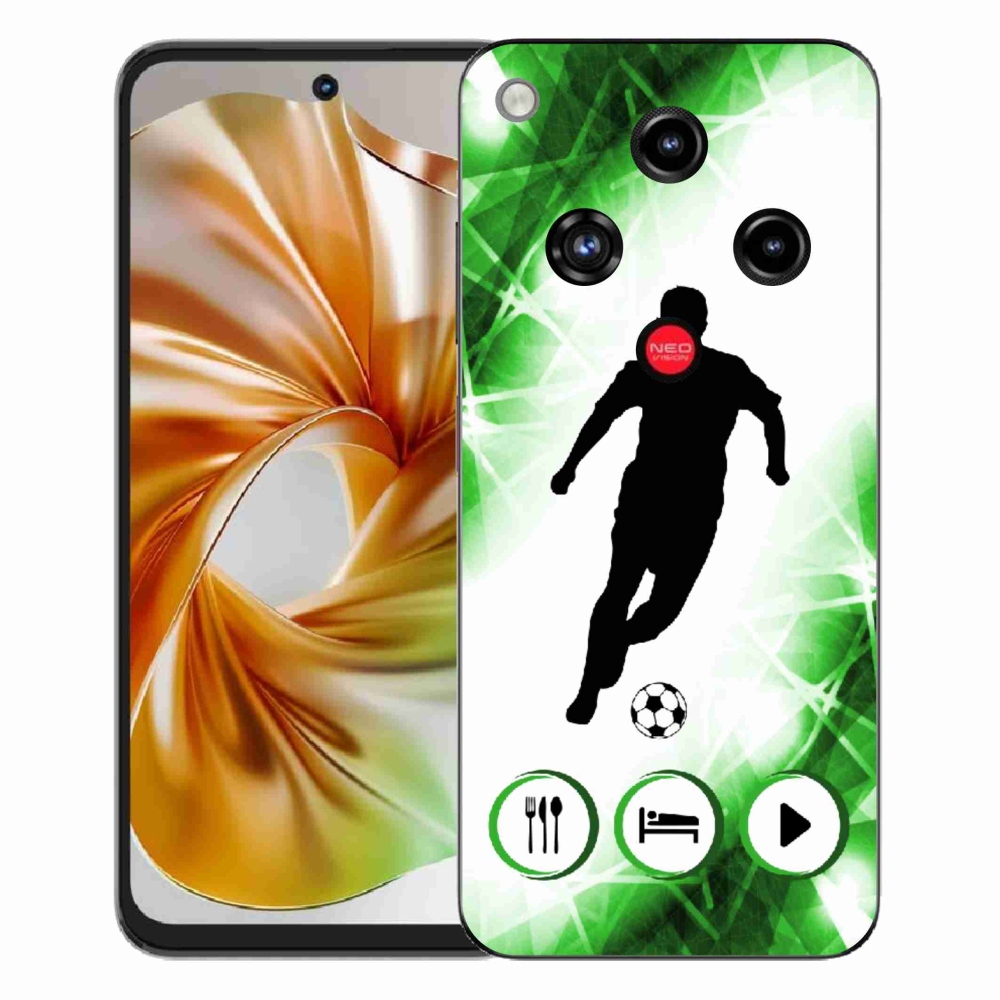 Gelový kryt mmCase na ZTE Nubia Focus 2 - fotbalista