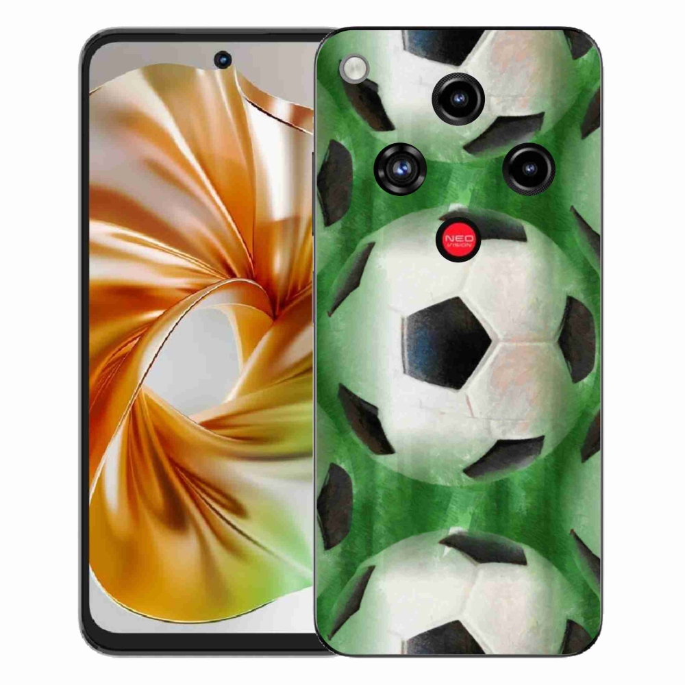 Gelový kryt mmCase na ZTE Nubia Focus 2 - fotbalový míč