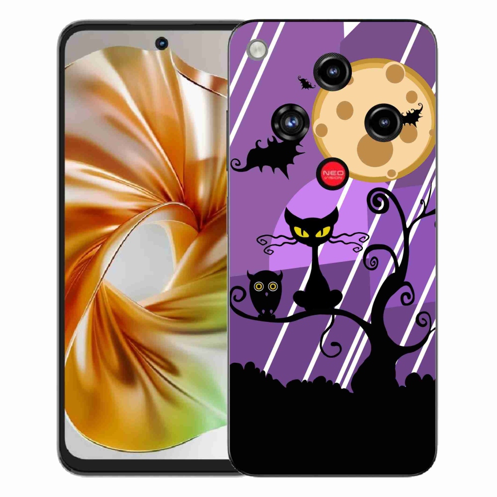 Gelový kryt mmCase na ZTE Nubia Focus 2 - halloween