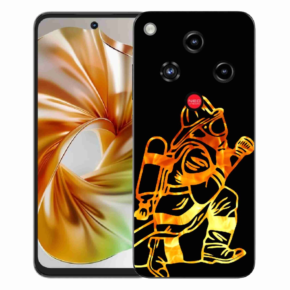 Gelový kryt mmCase na ZTE Nubia Focus 2 - hasič 1