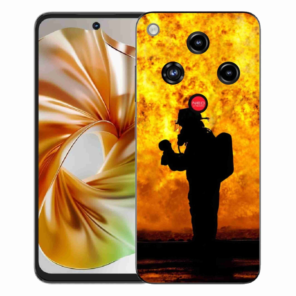 Gelový kryt mmCase na ZTE Nubia Focus 2 - hasič