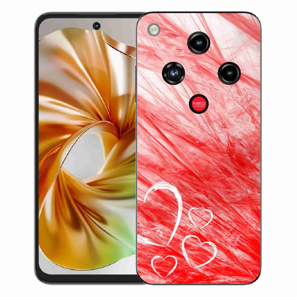 Gelový kryt mmCase na ZTE Nubia Focus 2 - heart