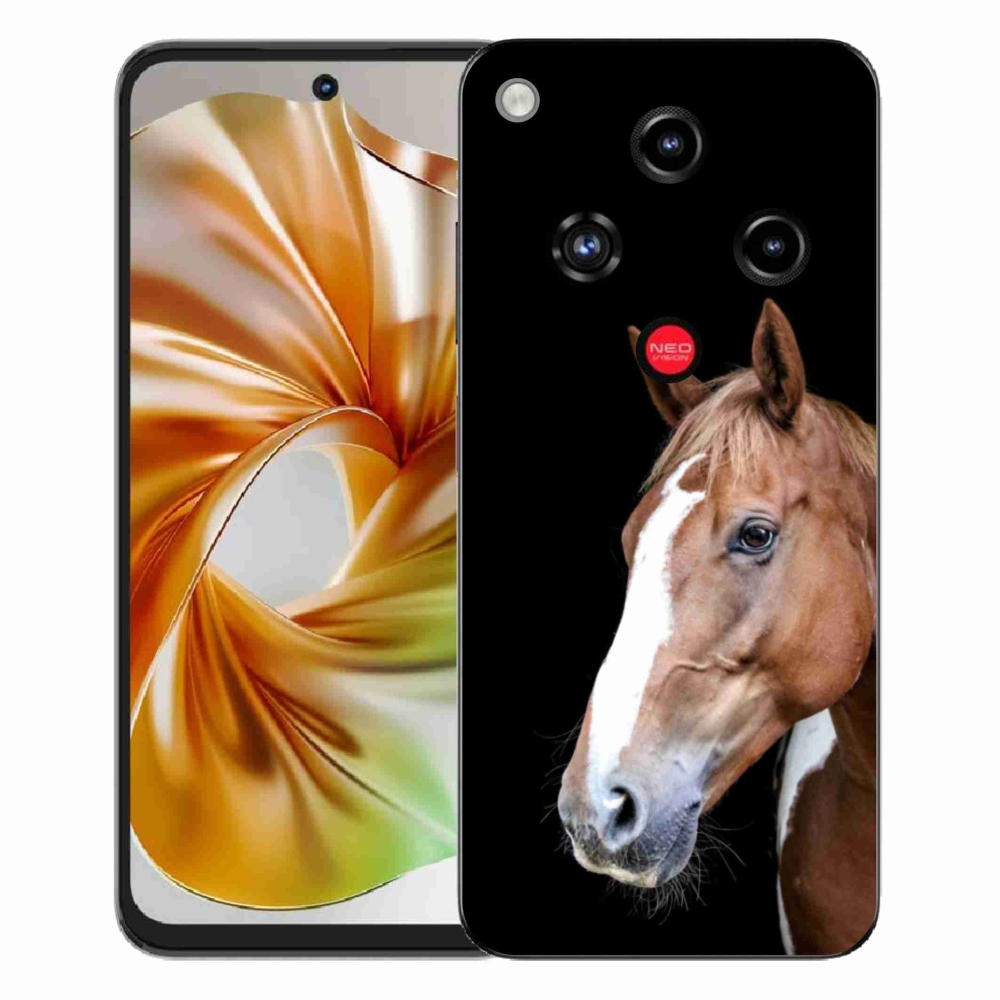 Gelový kryt mmCase na ZTE Nubia Focus 2 - hnědý kůň 3