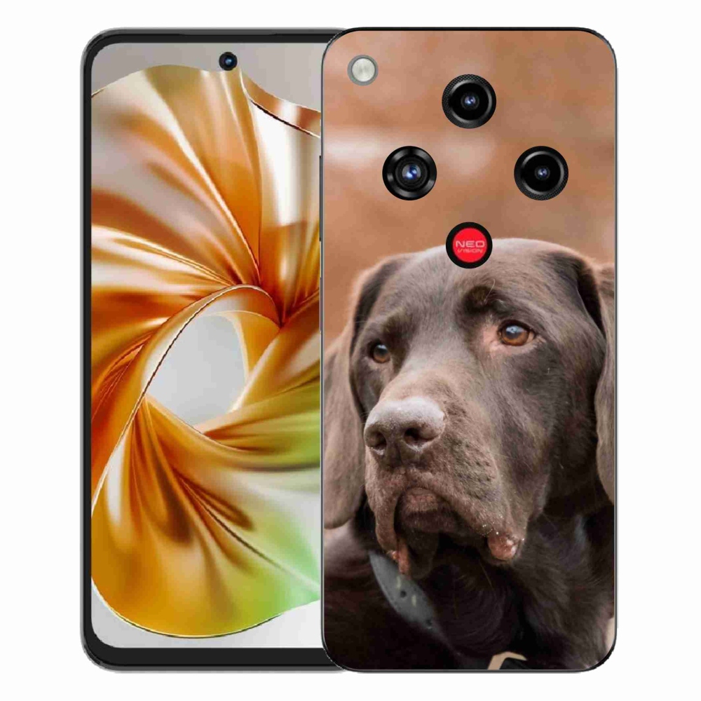 Gelový kryt mmCase na ZTE Nubia Focus 2 - hnědý labrador
