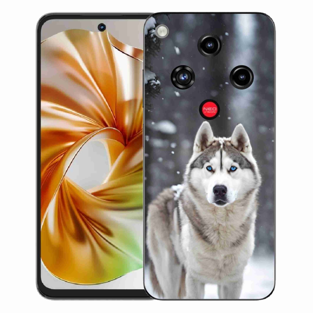 Gelový kryt mmCase na ZTE Nubia Focus 2 - husky 2