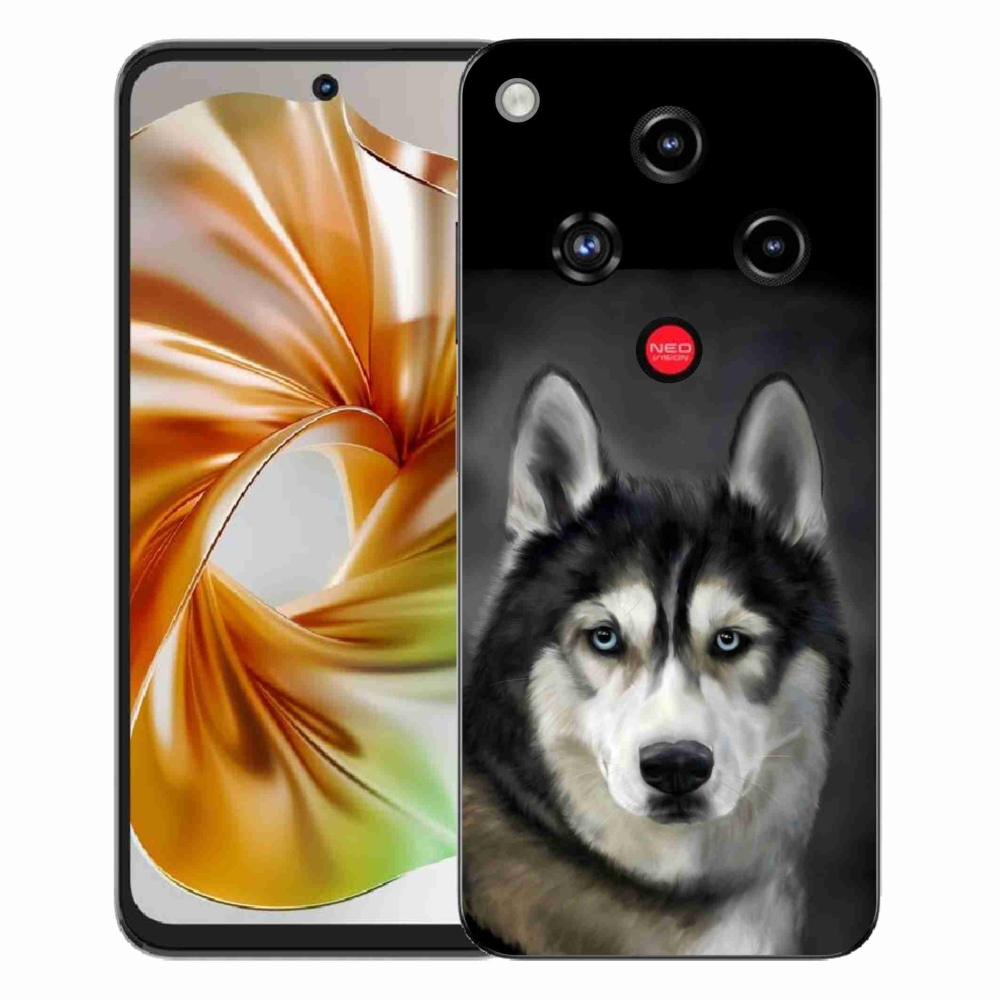 Gelový kryt mmCase na ZTE Nubia Focus 2 - husky