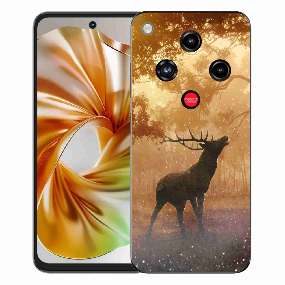 Gelový kryt mmCase na ZTE Nubia Focus 2 - jelen v říji