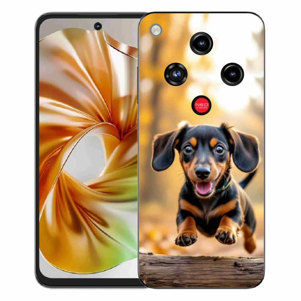 Gelový kryt mmCase na ZTE Nubia Focus 2 - jezevčík 2