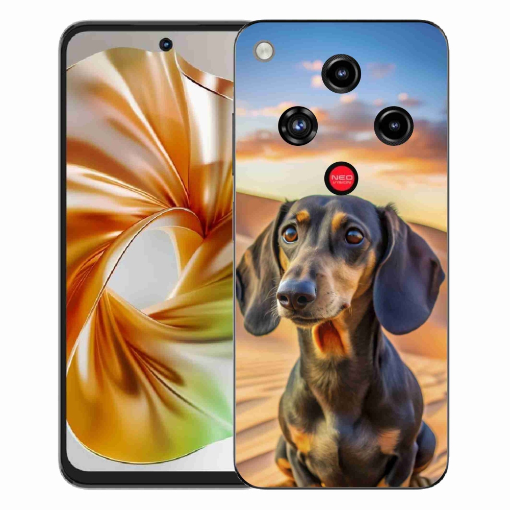 Gelový kryt mmCase na ZTE Nubia Focus 2 - jezevčík 3 
