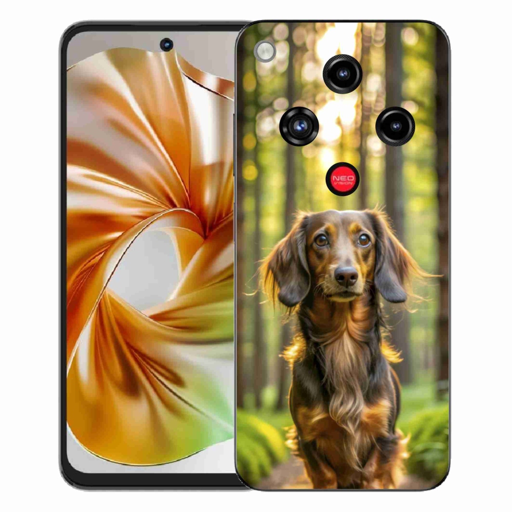 Gelový kryt mmCase na ZTE Nubia Focus 2 - jezevčík 4