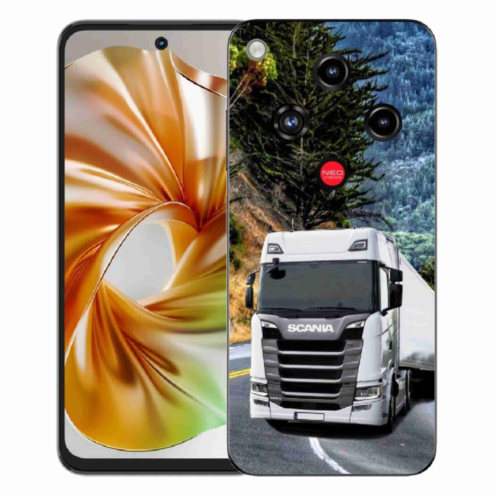 Gelový kryt mmCase na ZTE Nubia Focus 2 - kamion 1
