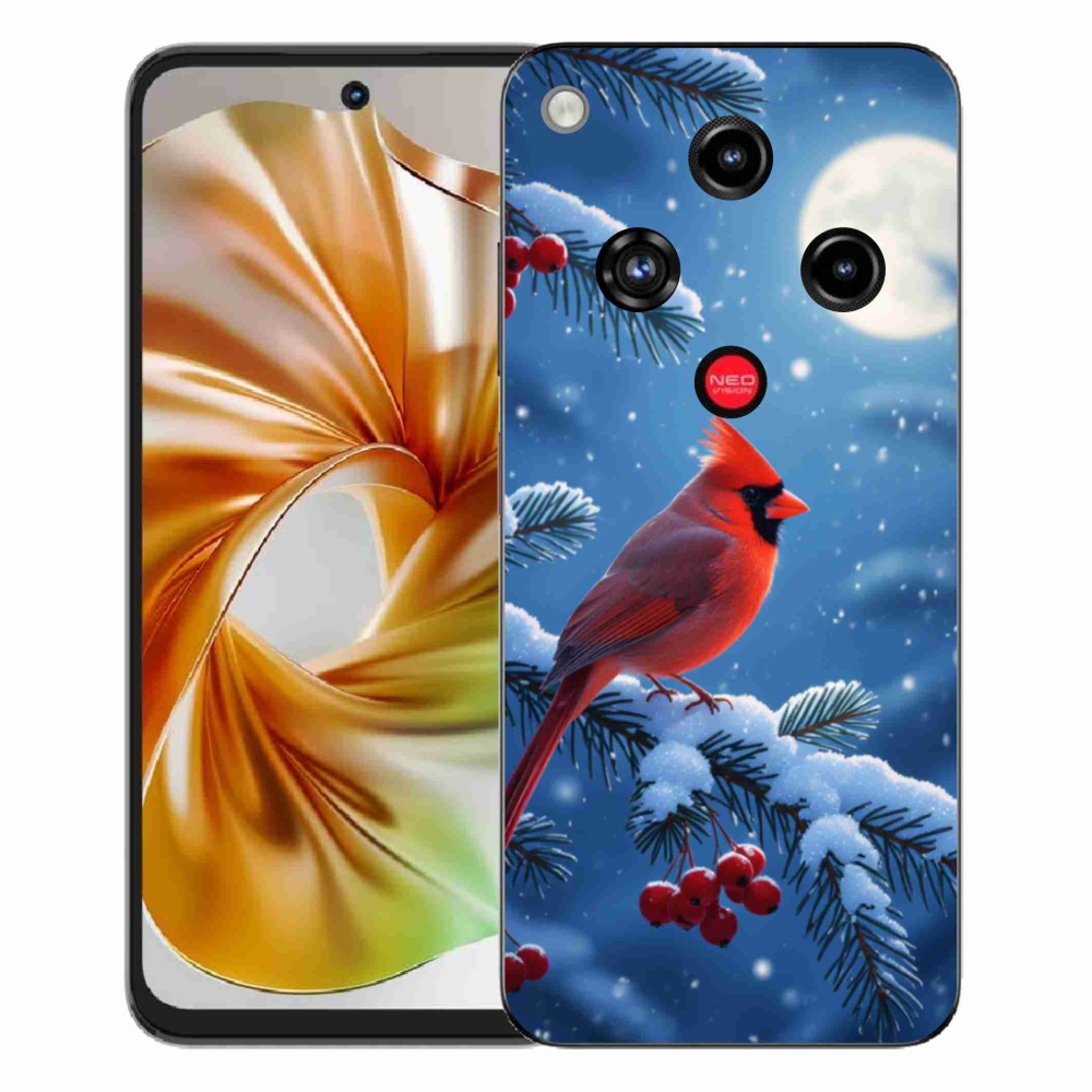 Gelový kryt mmCase na ZTE Nubia Focus 2 - kardinál červený