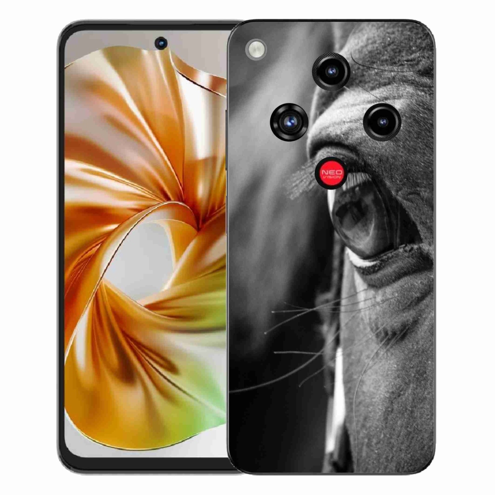 Gelový kryt mmCase na ZTE Nubia Focus 2 - koňský pohled