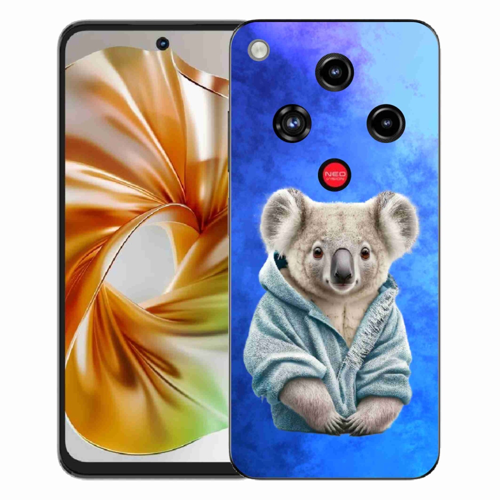 Gelový kryt mmCase na ZTE Nubia Focus 2 - koala ve svetru