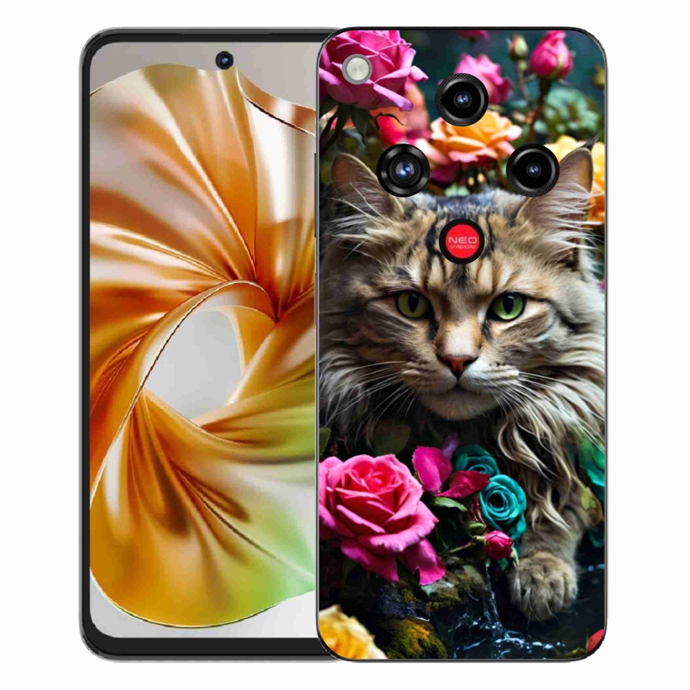Gelový kryt mmCase na ZTE Nubia Focus 2 - kočíčí pohled 2