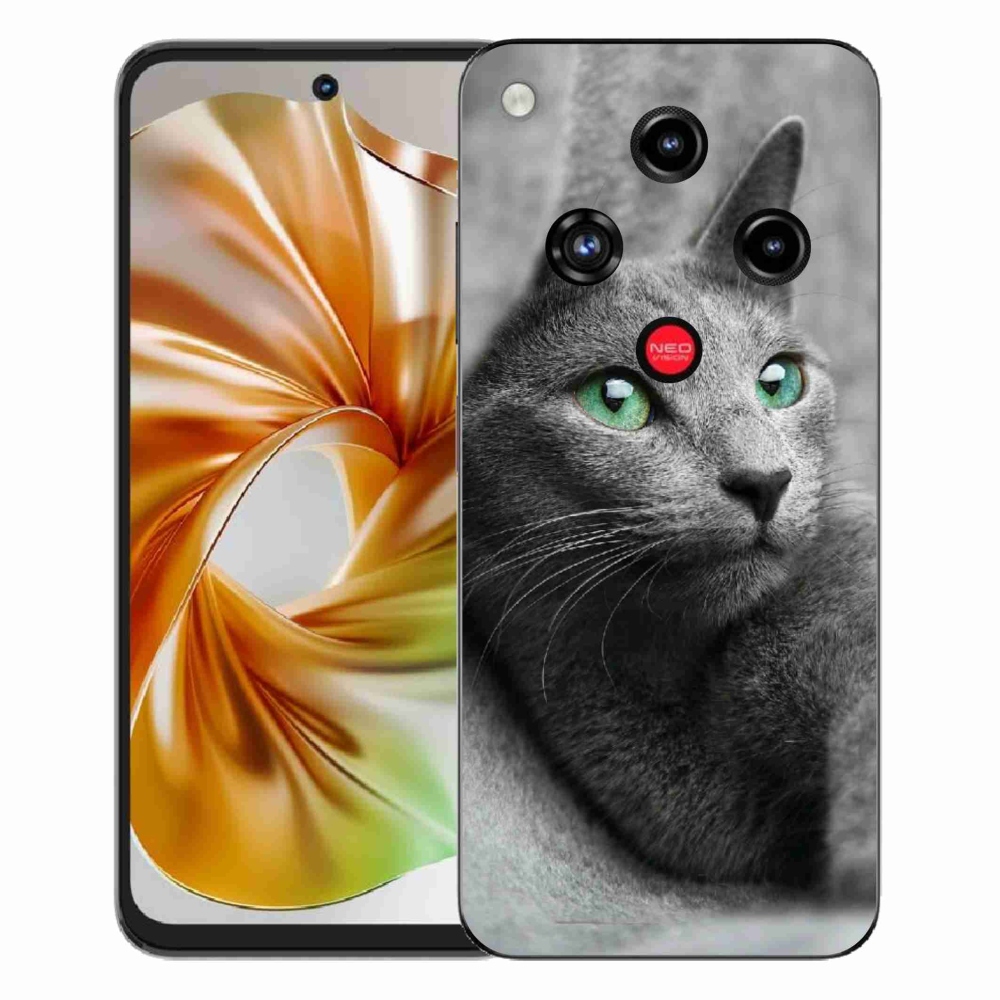 Gelový kryt mmCase na ZTE Nubia Focus 2 - kočka 2
