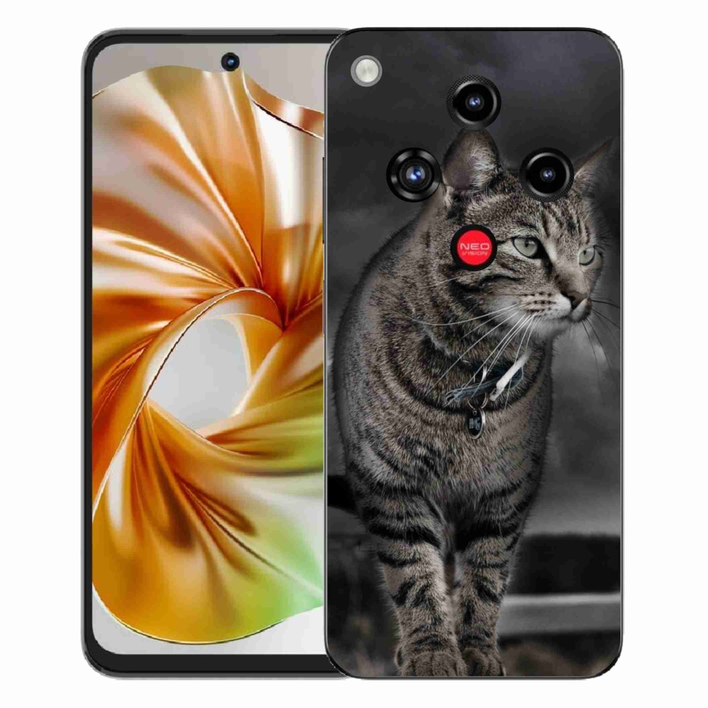 Gelový kryt mmCase na ZTE Nubia Focus 2 - kočka