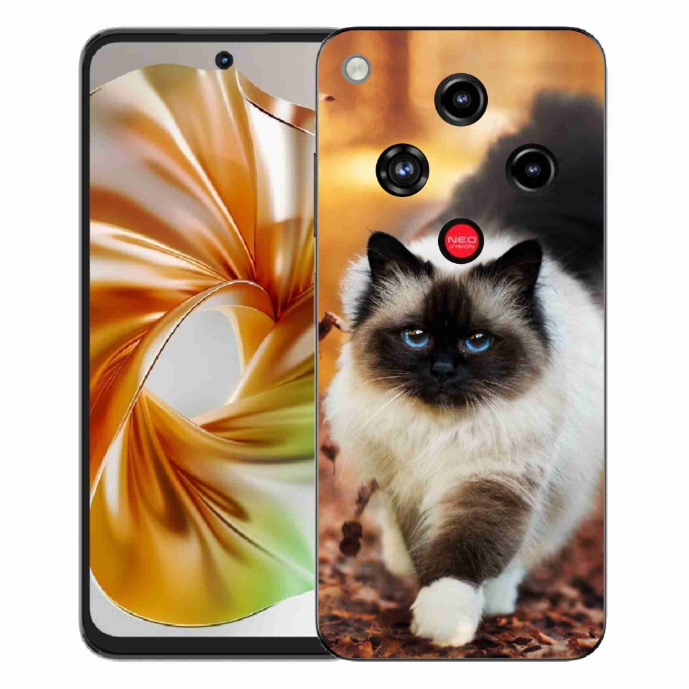 Gelový kryt mmCase na ZTE Nubia Focus 2 - kočka