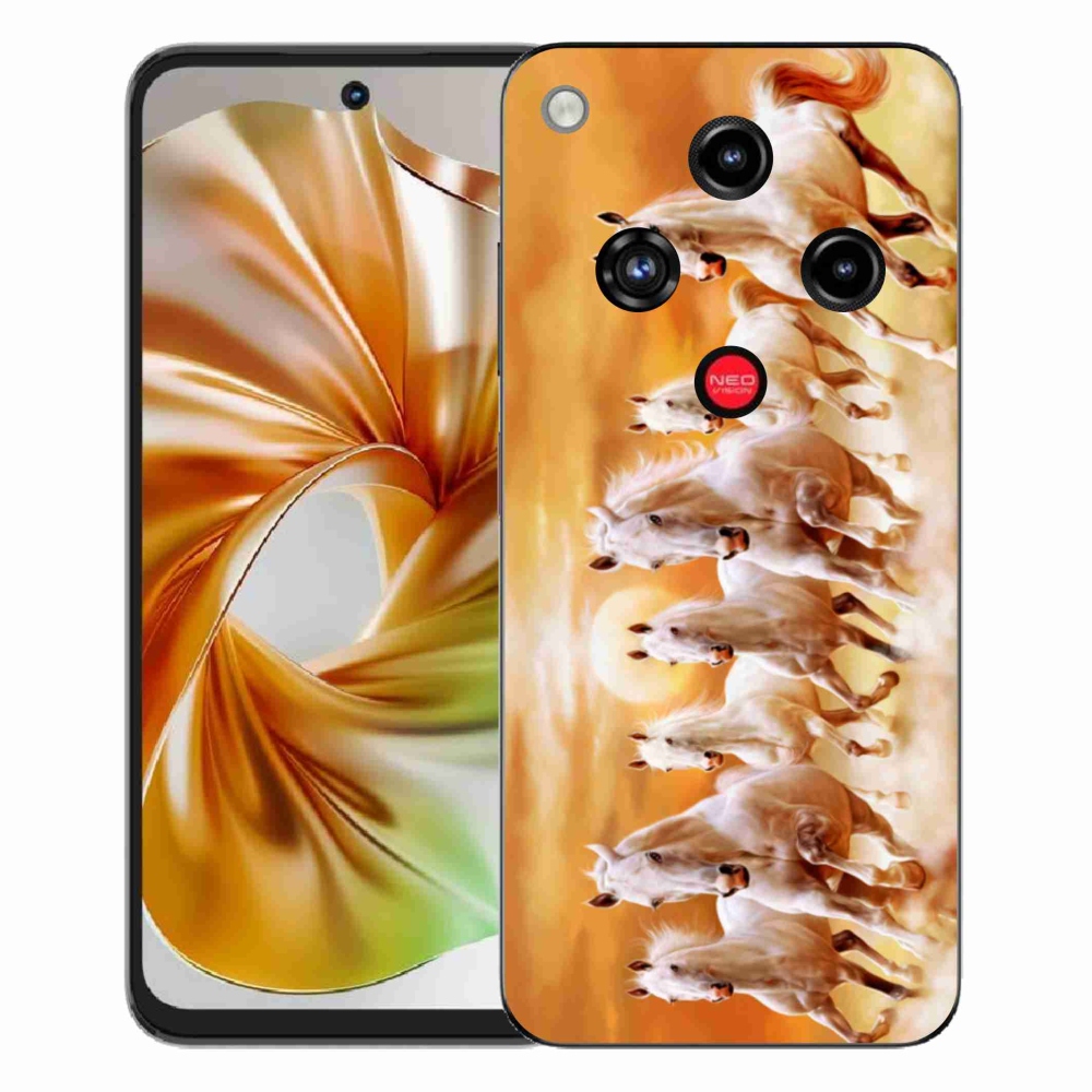 Gelový kryt mmCase na ZTE Nubia Focus 2 - koně 2