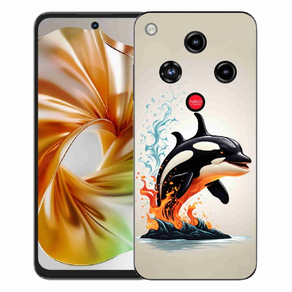 Gelový kryt mmCase na ZTE Nubia Focus 2 - kosatka