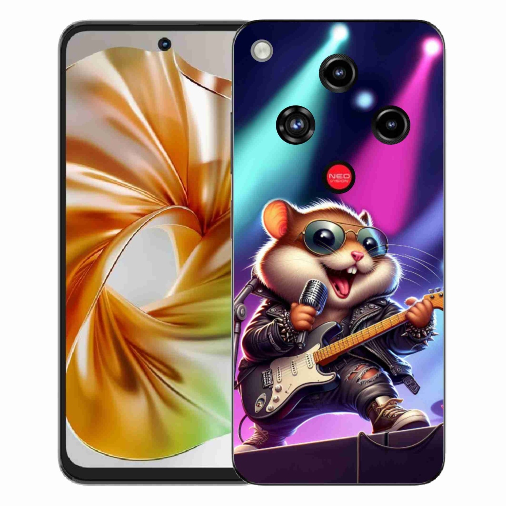 Gelový kryt mmCase na ZTE Nubia Focus 2 - křeček rocker
