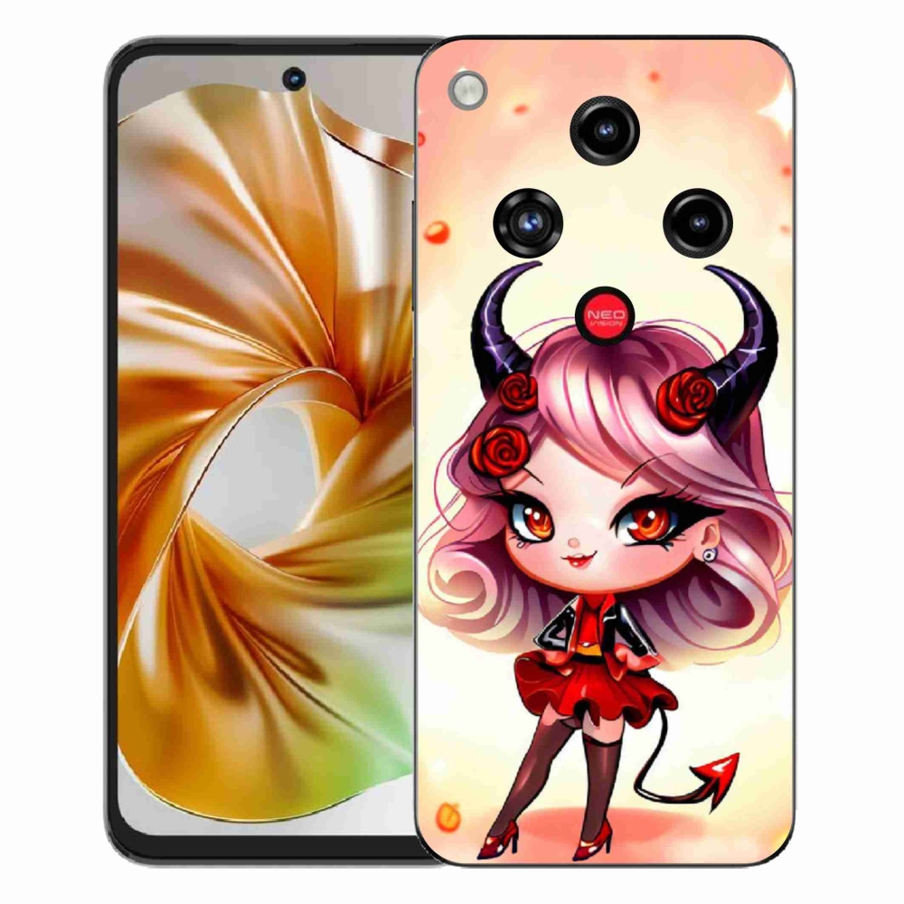 Gelový kryt mmCase na ZTE Nubia Focus 2 - kreslená čertice