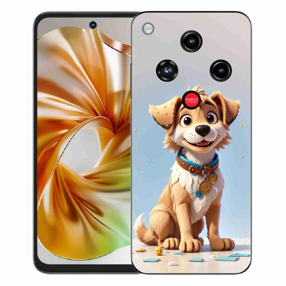 Gelový kryt mmCase na ZTE Nubia Focus 2 - kreslené štěně