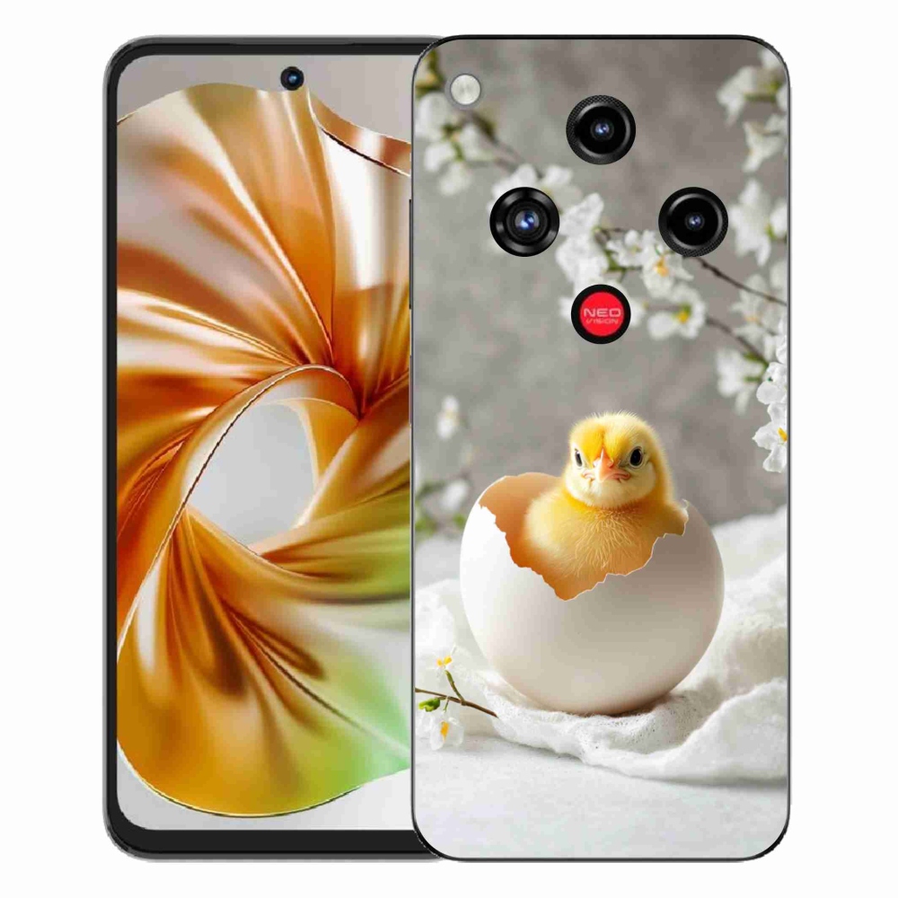 Gelový kryt mmCase na ZTE Nubia Focus 2 - kuřátko