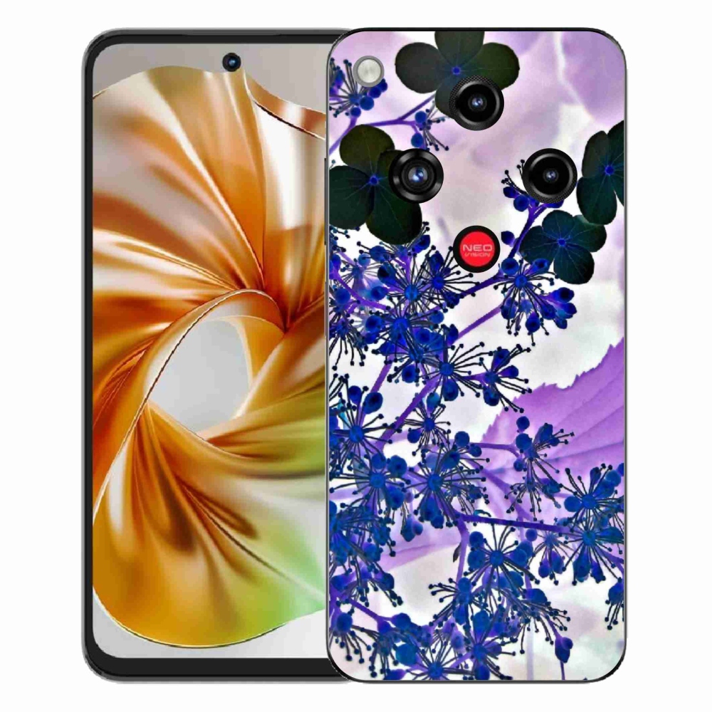 Gelový kryt mmCase na ZTE Nubia Focus 2 - květ hortenzie