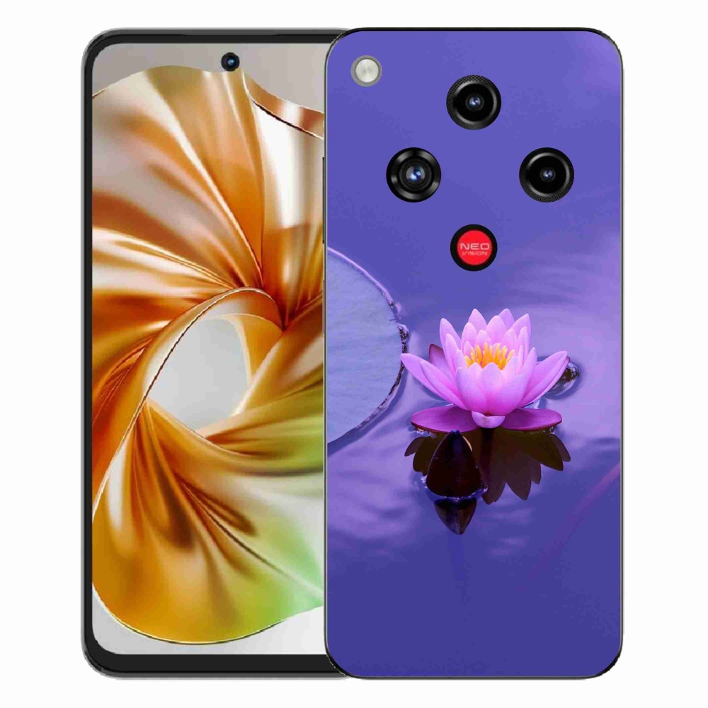 Gelový kryt mmCase na ZTE Nubia Focus 2 - květ na hladině