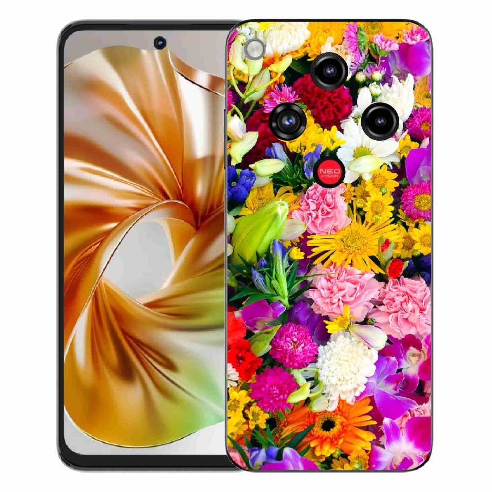 Gelový kryt mmCase na ZTE Nubia Focus 2 - květiny 12