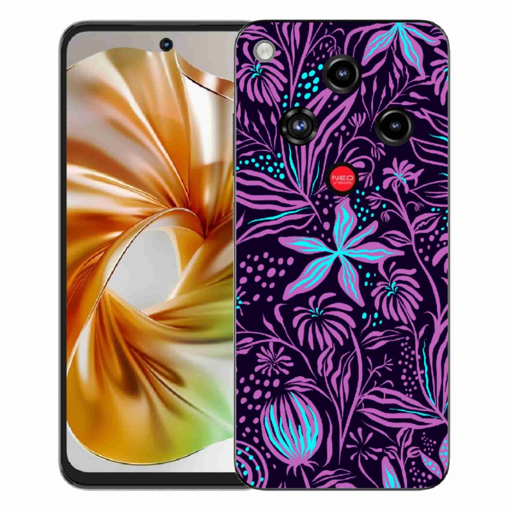 Gelový kryt mmCase na ZTE Nubia Focus 2 - květiny 2