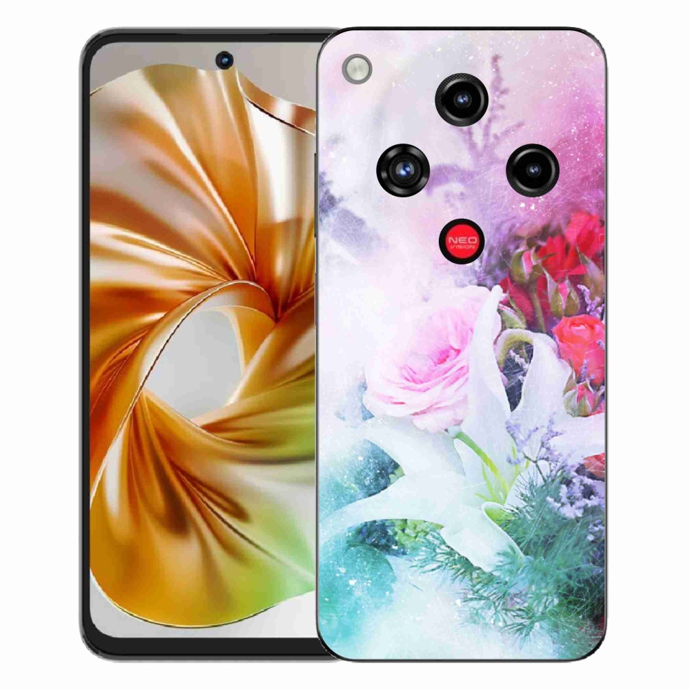Gelový kryt mmCase na ZTE Nubia Focus 2 - květiny 4