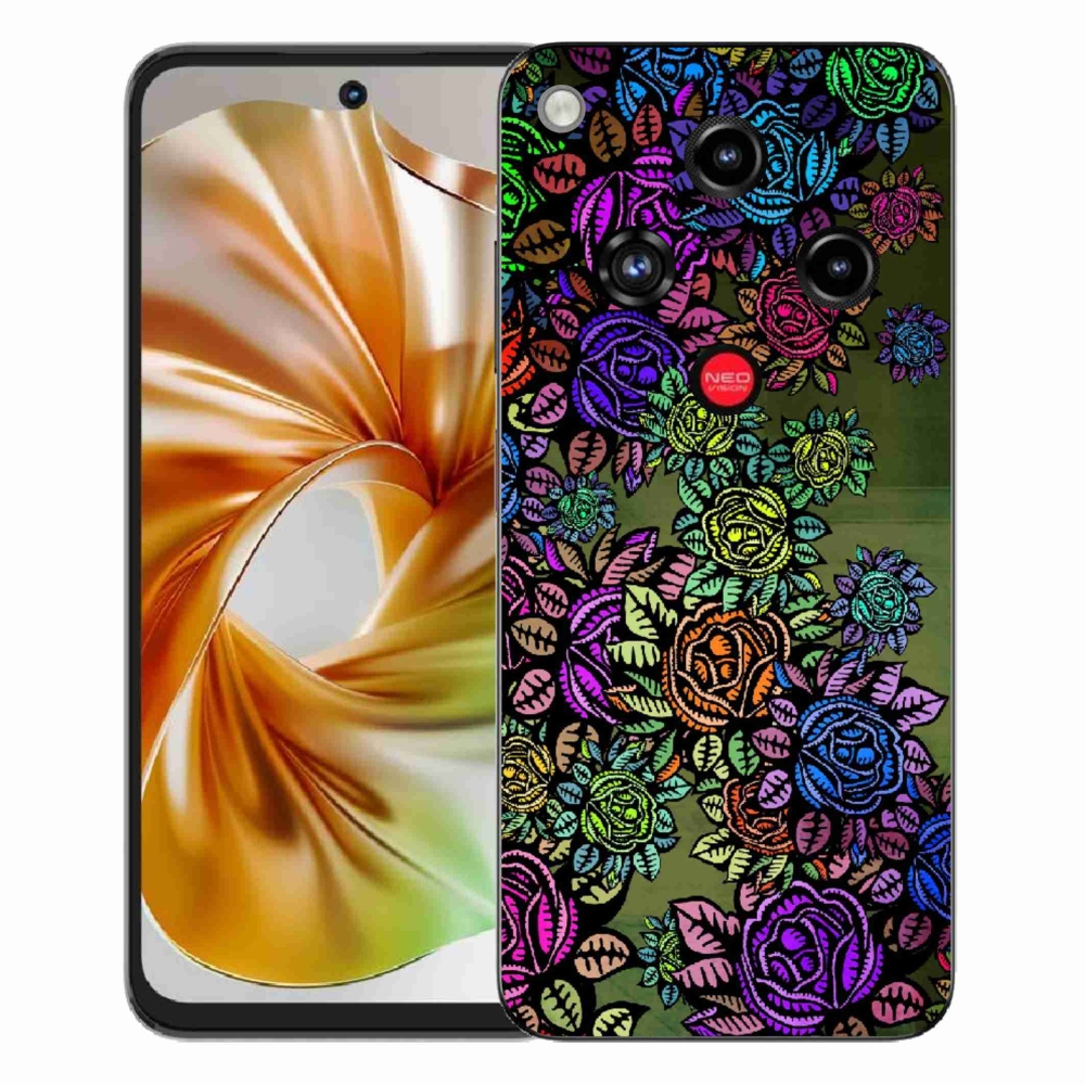 Gelový kryt mmCase na ZTE Nubia Focus 2 - květiny 6