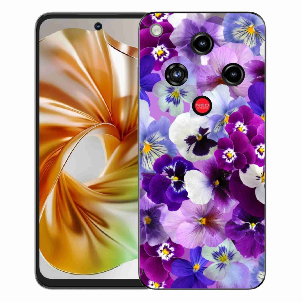 Gelový kryt mmCase na ZTE Nubia Focus 2 - květiny 9