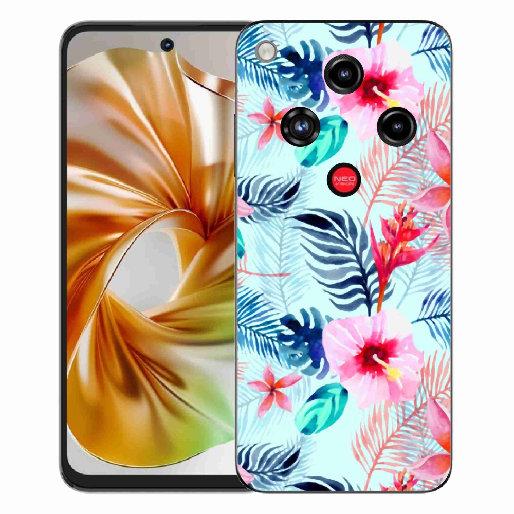 Gelový kryt mmCase na ZTE Nubia Focus 2 - květiny
