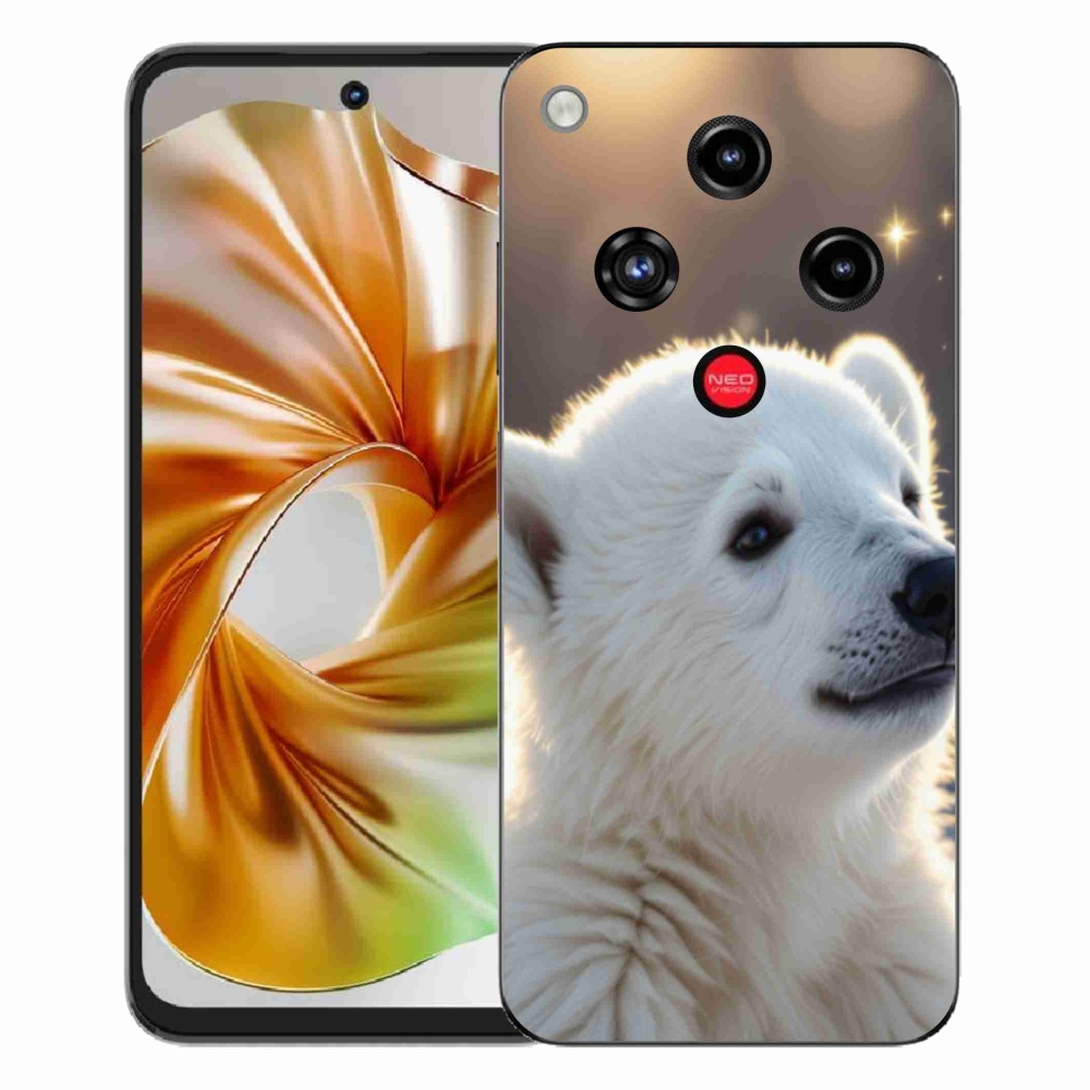 Gelový kryt mmCase na ZTE Nubia Focus 2 - lední medvěd