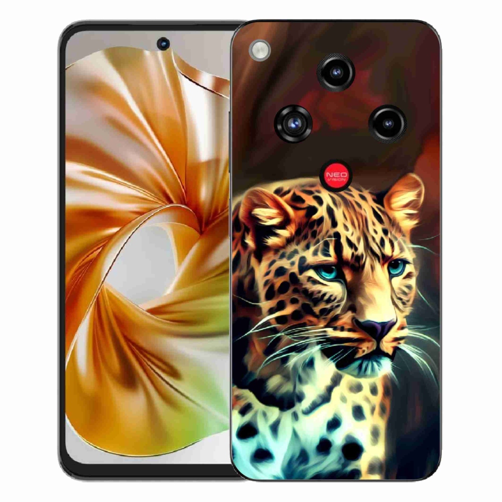 Gelový kryt mmCase na ZTE Nubia Focus 2 - leopard