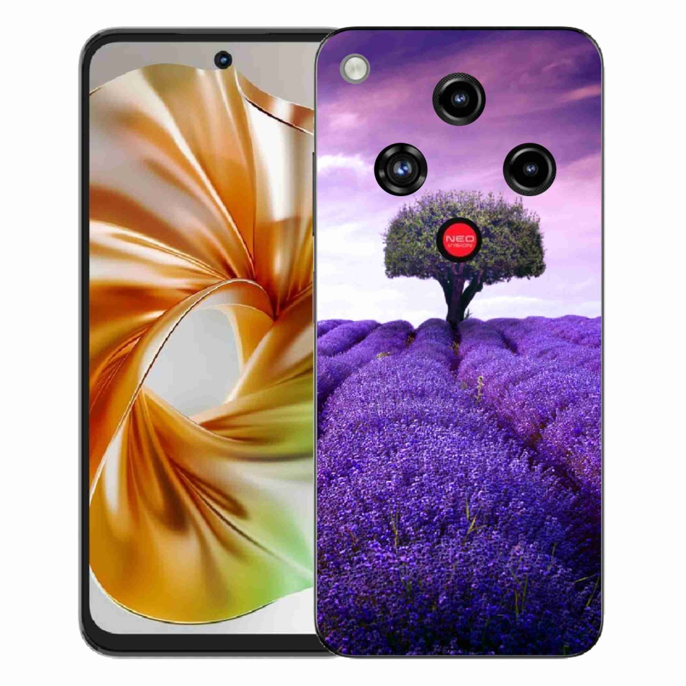 Gelový kryt mmCase na ZTE Nubia Focus 2 - levandulová louka