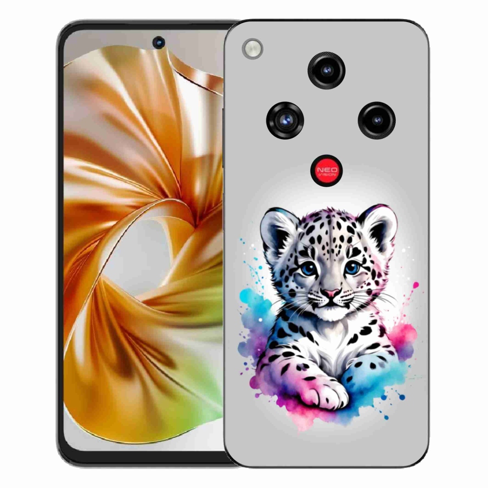 Gelový kryt mmCase na ZTE Nubia Focus 2 - levhartí mládě