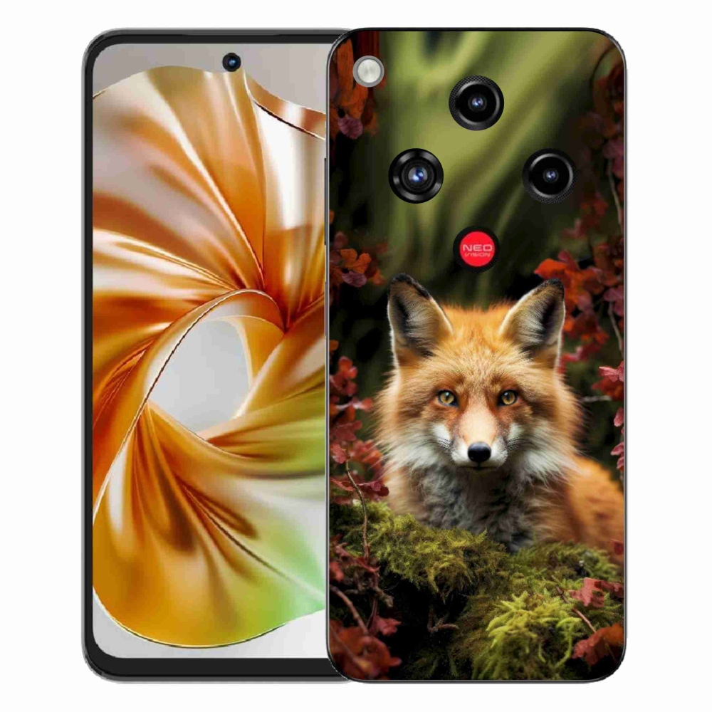 Gelový kryt mmCase na ZTE Nubia Focus 2 - liška v lese