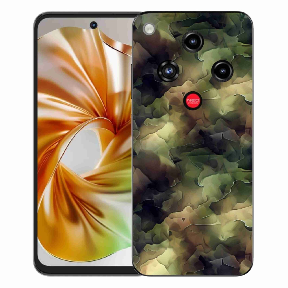 Gelový kryt mmCase na ZTE Nubia Focus 2 - maskáčový vzor 10