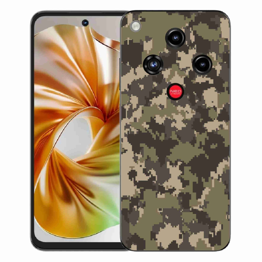 Gelový kryt mmCase na ZTE Nubia Focus 2 - maskáčový vzor 12