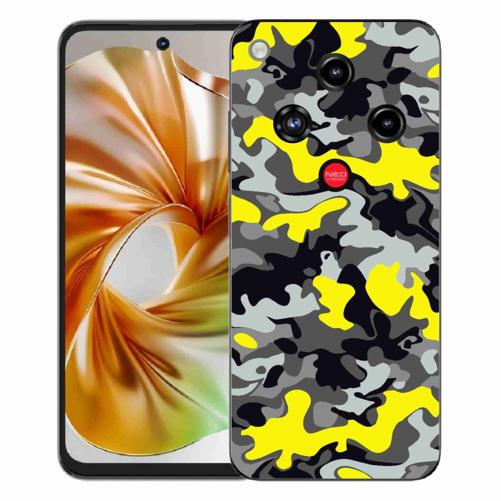 Gelový kryt mmCase na ZTE Nubia Focus 2 - maskáčový vzor 6